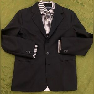 CLAIBORNE Midnight Blue 3 Button Jacket